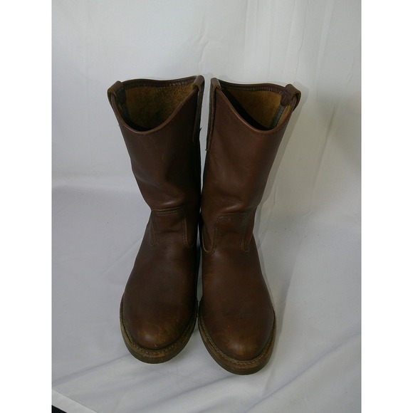 Red Wing Shoes 1155 Men's Brown Leather Work Boots Made in USA Size 8 E3